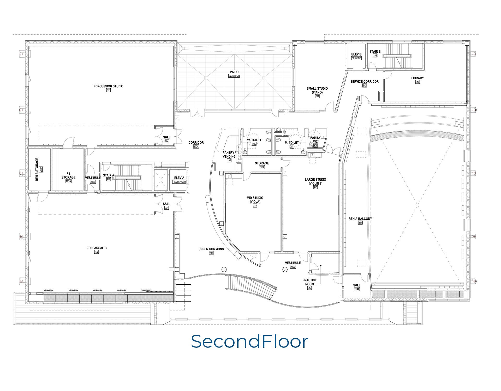 Second Floor Room Info